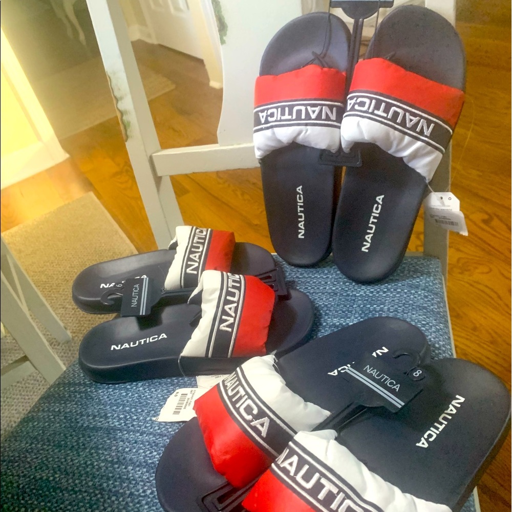 🔴SOLD🔴⚓️ NAUTICA SANDAL SLIDES ⚓️